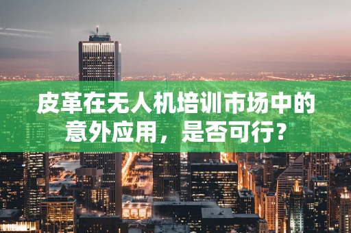 皮革在无人机培训市场中的意外应用，是否可行？