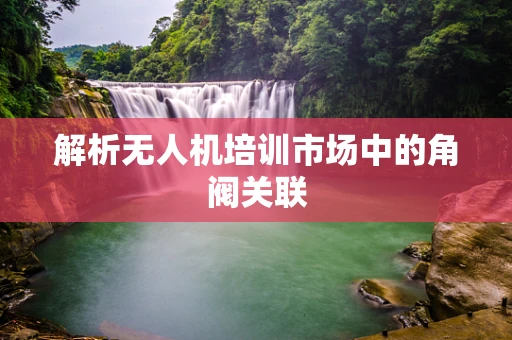 解析无人机培训市场中的角阀关联
