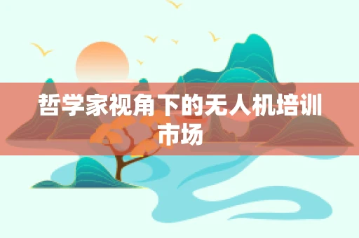 哲学家视角下的无人机培训市场