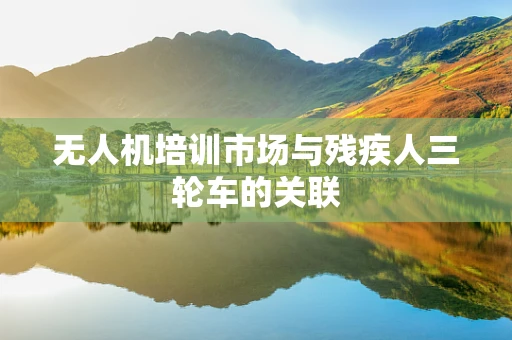 无人机培训市场与残疾人三轮车的关联