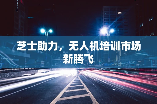 芝士助力，无人机培训市场新腾飞