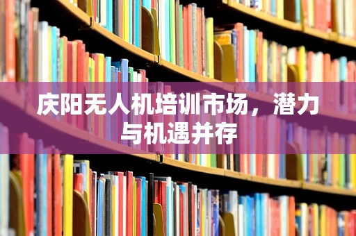 庆阳无人机培训市场，潜力与机遇并存