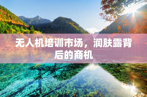 无人机培训市场，润肤露背后的商机