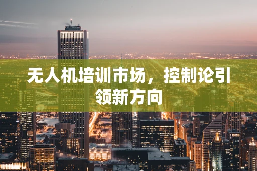 无人机培训市场，控制论引领新方向