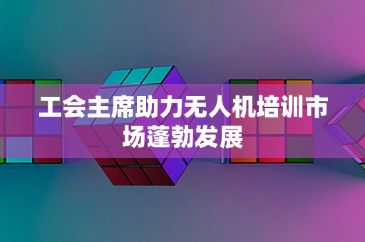 工会主席助力无人机培训市场蓬勃发展