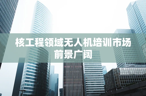 核工程领域无人机培训市场前景广阔