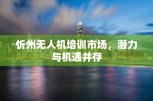 忻州无人机培训市场，潜力与机遇并存