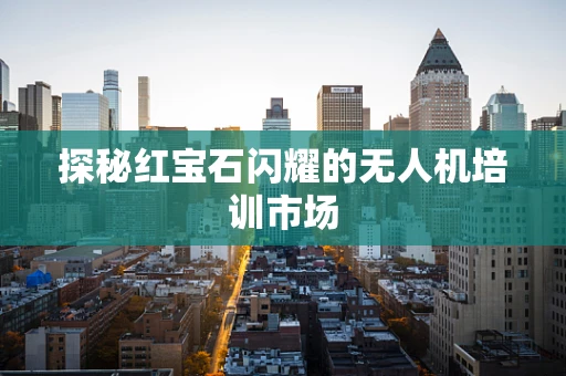 探秘红宝石闪耀的无人机培训市场
