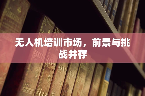 无人机培训市场，前景与挑战并存