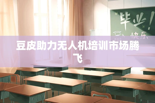 豆皮助力无人机培训市场腾飞