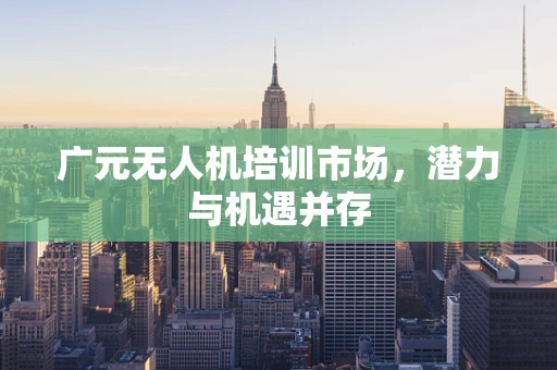 广元无人机培训市场，潜力与机遇并存