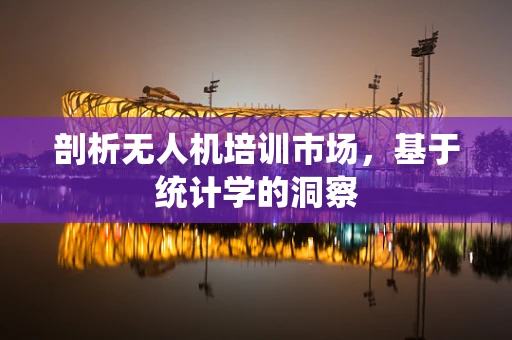 剖析无人机培训市场，基于统计学的洞察