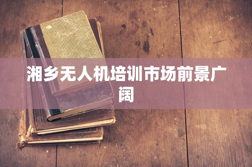 湘乡无人机培训市场前景广阔
