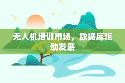 无人机培训市场，数据库驱动发展