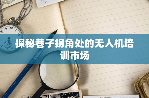 探秘巷子拐角处的无人机培训市场