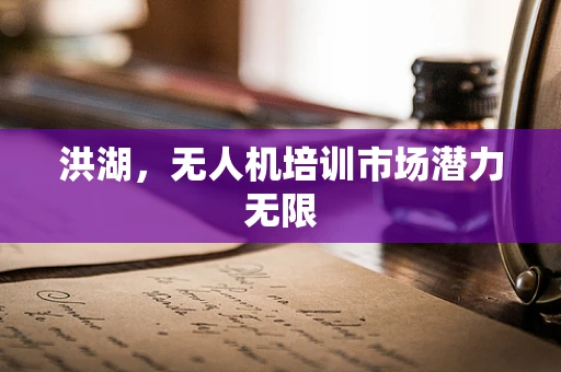 洪湖，无人机培训市场潜力无限