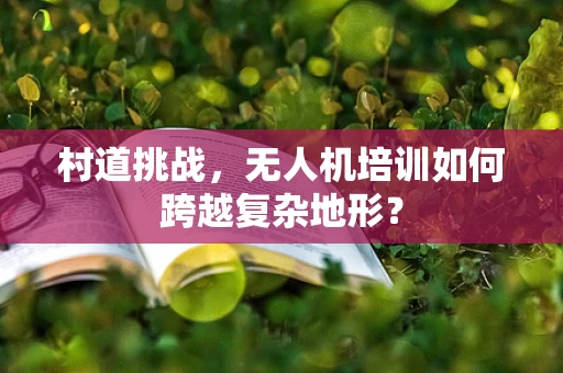 村道挑战，无人机培训如何跨越复杂地形？