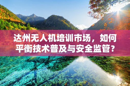 达州无人机培训市场，如何平衡技术普及与安全监管？