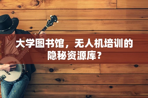 大学图书馆，无人机培训的隐秘资源库？