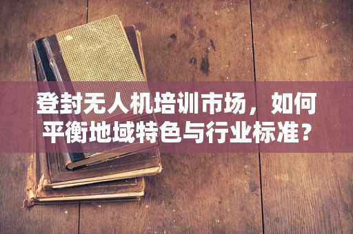 登封无人机培训市场，如何平衡地域特色与行业标准？