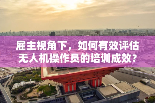 雇主视角下，如何有效评估无人机操作员的培训成效？