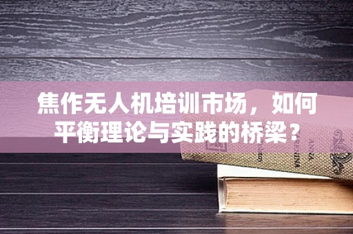 焦作无人机培训市场，如何平衡理论与实践的桥梁？