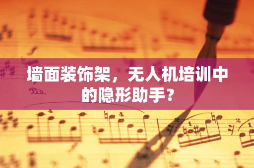 墙面装饰架，无人机培训中的隐形助手？