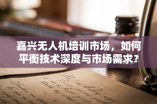 嘉兴无人机培训市场，如何平衡技术深度与市场需求？
