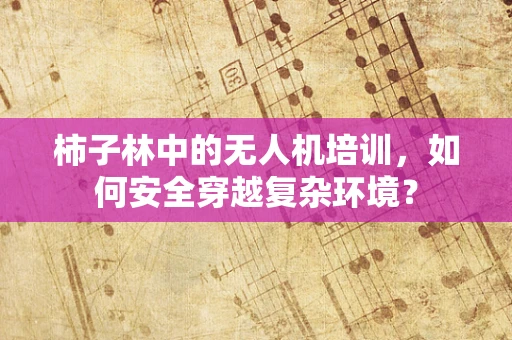 柿子林中的无人机培训，如何安全穿越复杂环境？