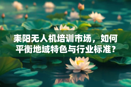 耒阳无人机培训市场，如何平衡地域特色与行业标准？