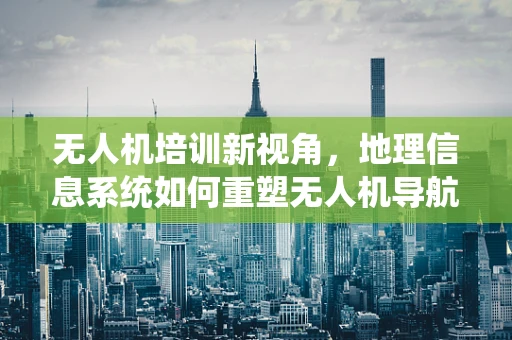 无人机培训新视角，地理信息系统如何重塑无人机导航与规划的未来？