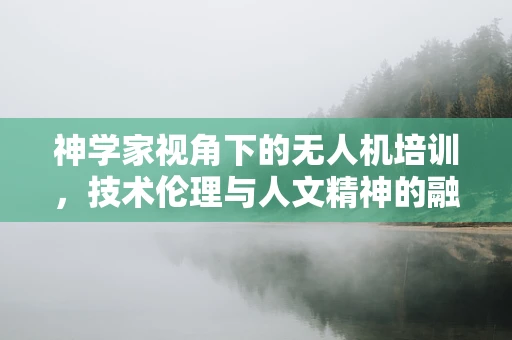 神学家视角下的无人机培训，技术伦理与人文精神的融合