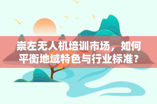 崇左无人机培训市场，如何平衡地域特色与行业标准？