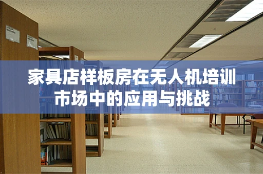 家具店样板房在无人机培训市场中的应用与挑战
