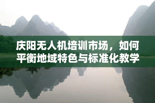 庆阳无人机培训市场，如何平衡地域特色与标准化教学？