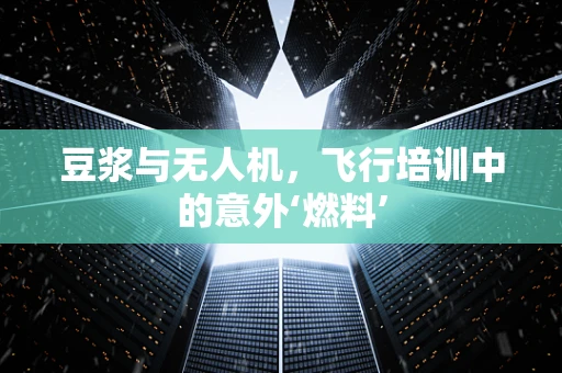 豆浆与无人机，飞行培训中的意外‘燃料’