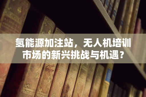 氢能源加注站，无人机培训市场的新兴挑战与机遇？