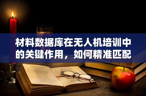 材料数据库在无人机培训中的关键作用，如何精准匹配与优化？