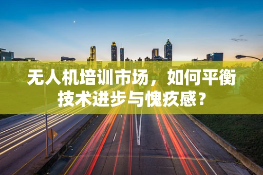 无人机培训市场，如何平衡技术进步与愧疚感？