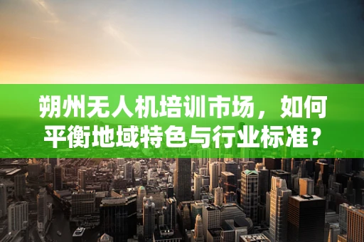 朔州无人机培训市场，如何平衡地域特色与行业标准？