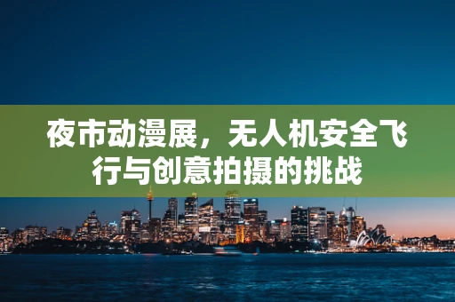 夜市动漫展，无人机安全飞行与创意拍摄的挑战