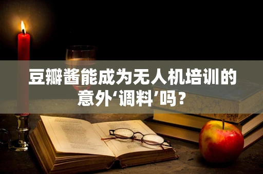 豆瓣酱能成为无人机培训的意外‘调料’吗？