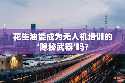 花生油能成为无人机培训的‘隐秘武器’吗？