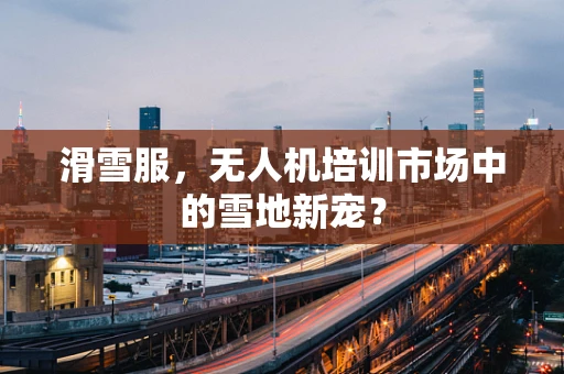 滑雪服，无人机培训市场中的雪地新宠？