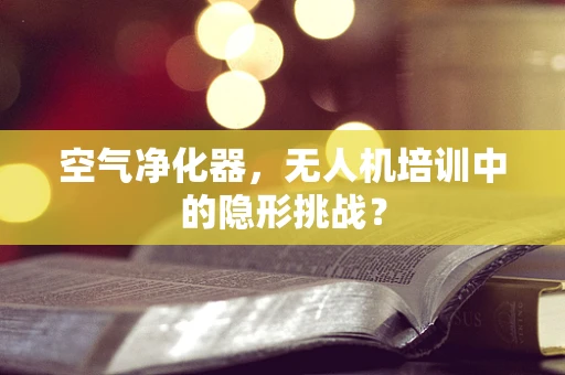 空气净化器，无人机培训中的隐形挑战？