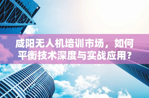 咸阳无人机培训市场，如何平衡技术深度与实战应用？
