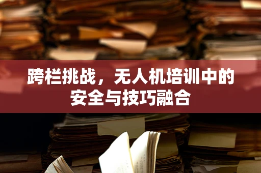 跨栏挑战，无人机培训中的安全与技巧融合
