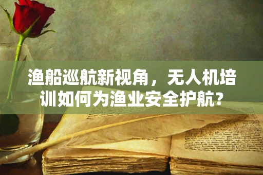 渔船巡航新视角，无人机培训如何为渔业安全护航？