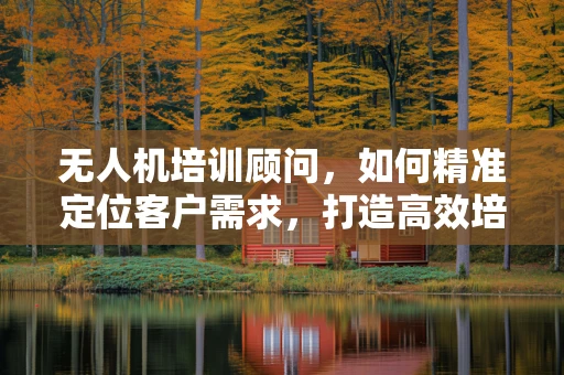 无人机培训顾问，如何精准定位客户需求，打造高效培训方案？