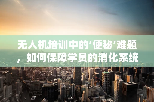 无人机培训中的‘便秘’难题，如何保障学员的消化系统健康？